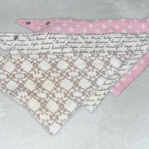 Hudson Baby 3 Pack Bandana Bibs OS NEW